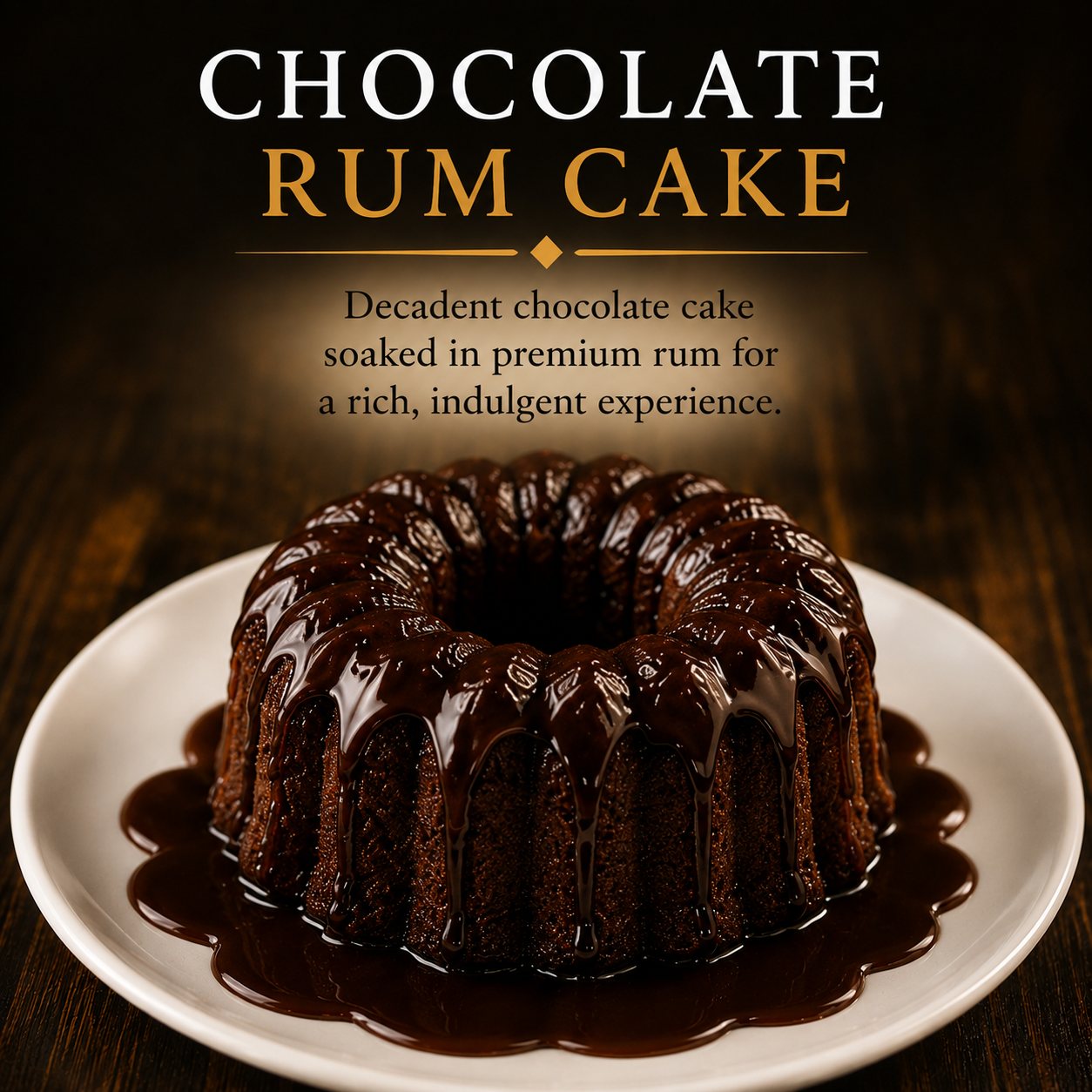 Chocolate Rum Cake